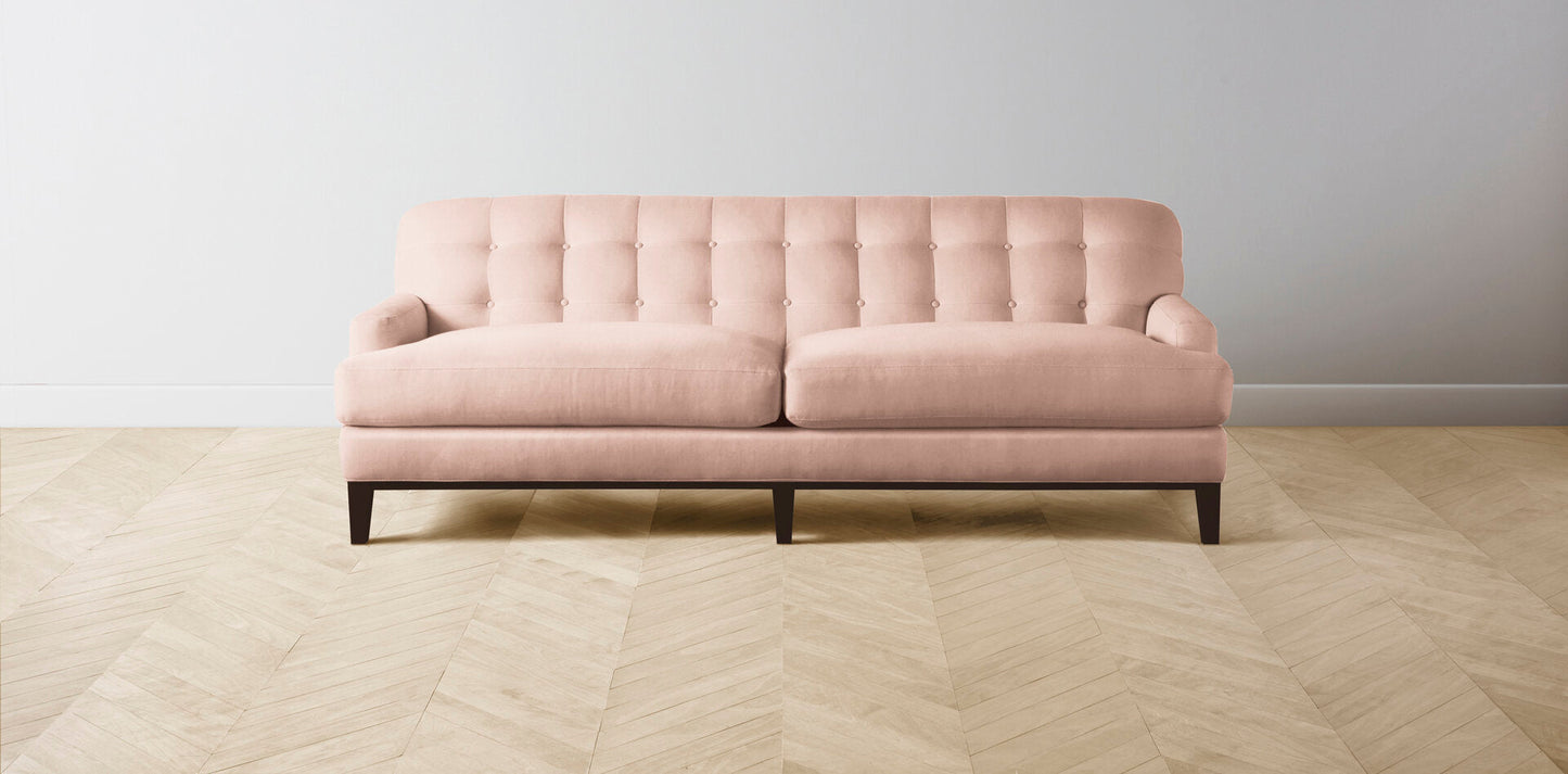 The Ludlow  - Performance Velvet Dusty Rose Sofa