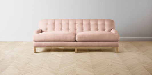 The Ludlow  - Performance Velvet Dusty Rose Sofa