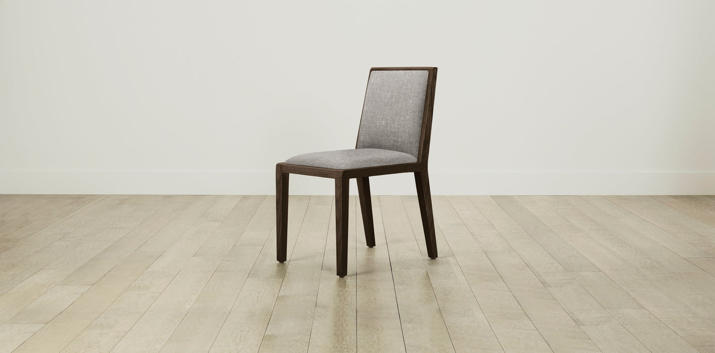 The Madison  - Belgian Linen Agate Dining Chair