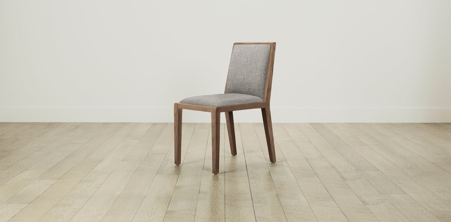 The Madison  - Belgian Linen Agate Dining Chair