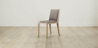 The Madison  - Belgian Linen Carob Dining Chair