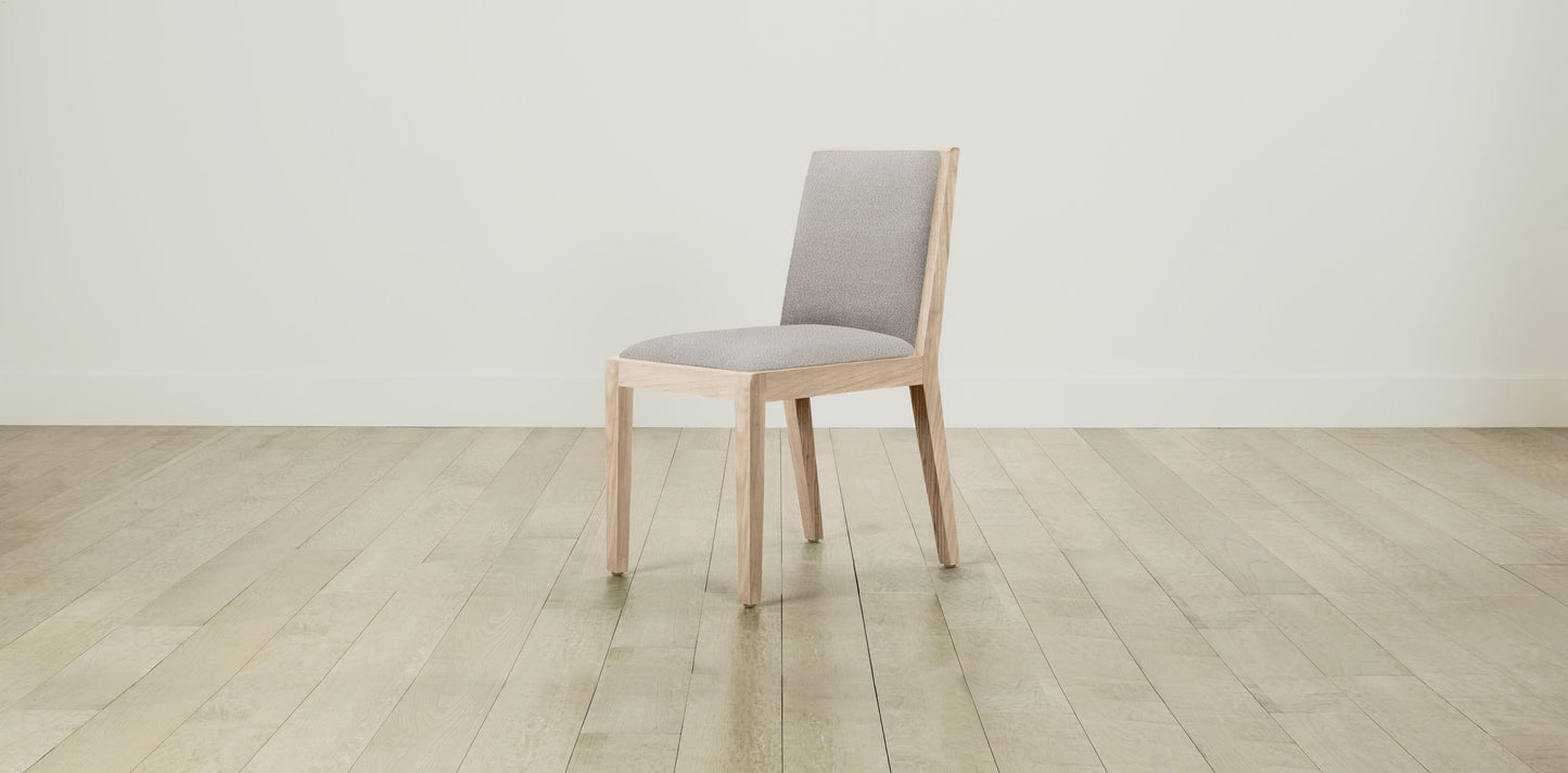 The Madison  - Italian Bouclé Fossil Dining Chair