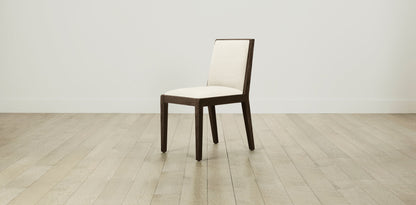 The Madison  - Italian Bouclé White Dining Chair