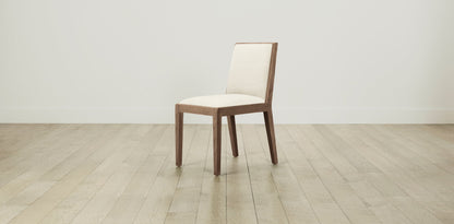 The Madison  - Italian Bouclé White Dining Chair