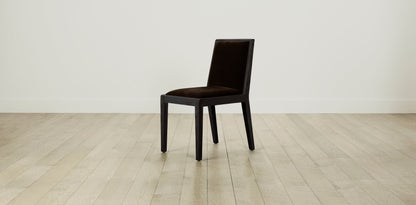 The Madison  - Mohair Chocolate Dining Chair