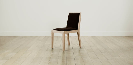 The Madison  - Mohair Chocolate Dining Chair