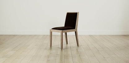 The Madison  - Mohair Chocolate Dining Chair