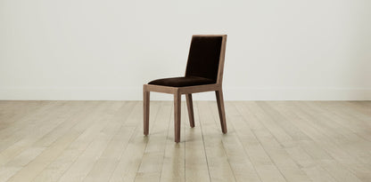 The Madison  - Mohair Chocolate Dining Chair