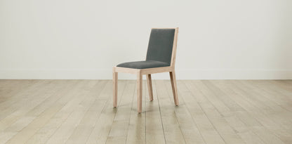 The Madison  - Mohair Fog Dining Chair