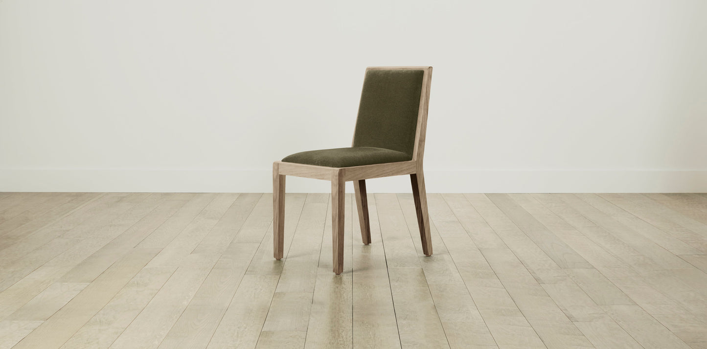 The Madison  - Mohair Moss Dining Chair