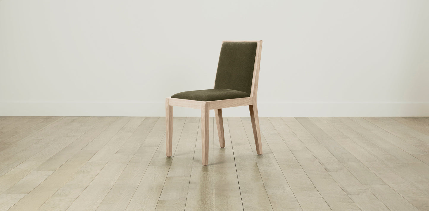 The Madison  - Mohair Moss Dining Chair