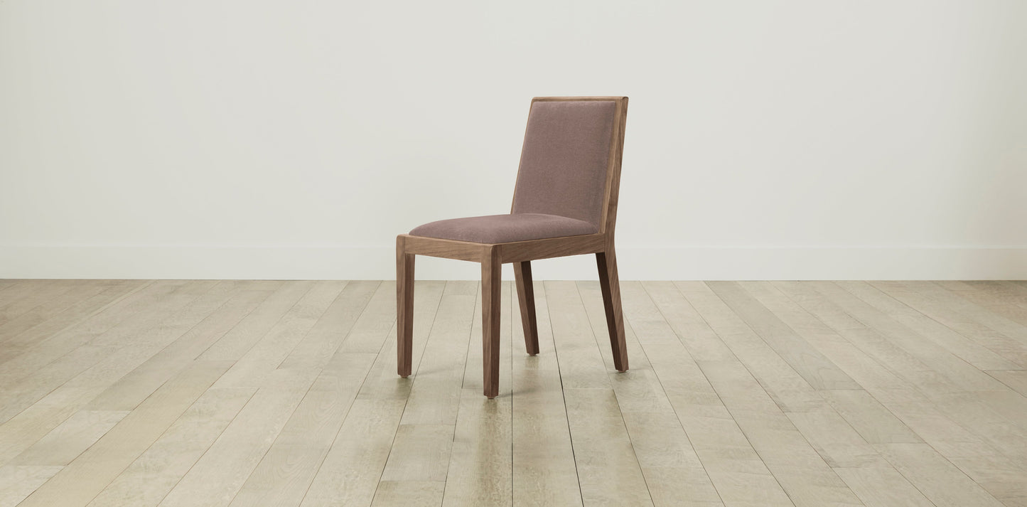 The Madison  - Mohair Peony Dining Chair