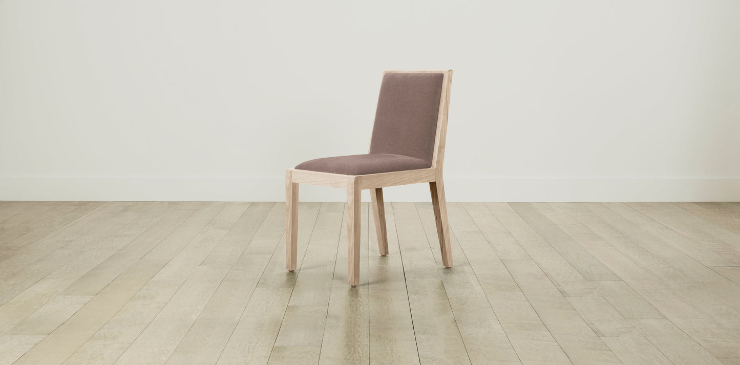 The Madison  - Mohair Peony Dining Chair