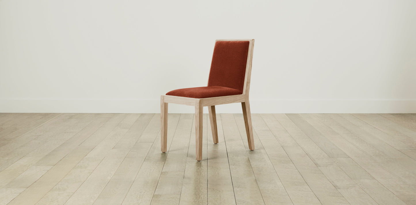 The Madison  - Mohair Spice Dining Chair