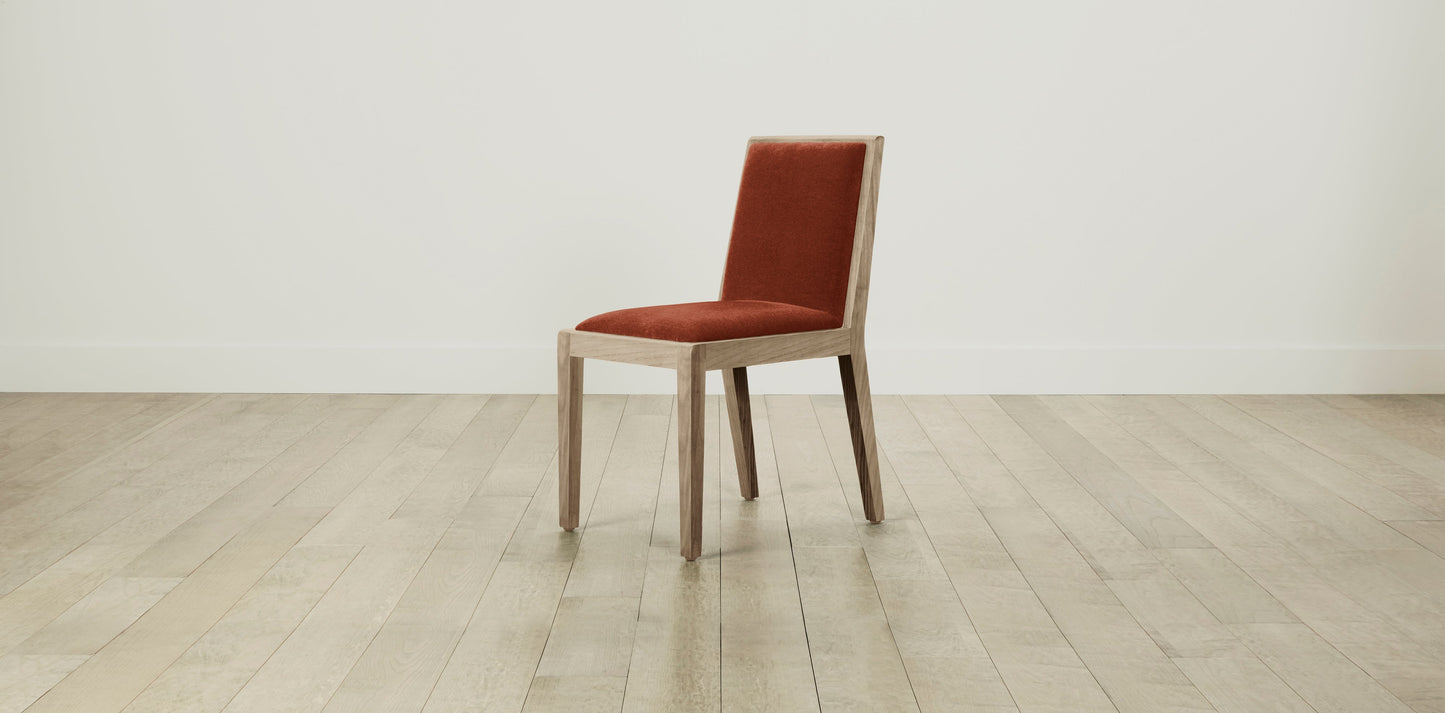 The Madison  - Mohair Spice Dining Chair