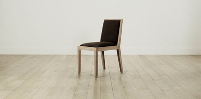 The Madison  - Nubuck Leather Espresso Dining Chair