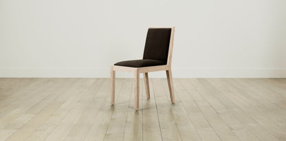 The Madison  - Nubuck Leather Espresso Dining Chair