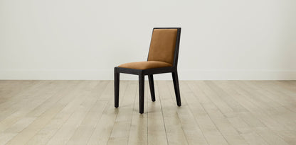 The Madison  - Nubuck Leather Saddle Dining Chair