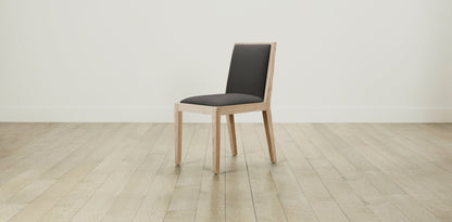 The Madison  - Pebbled Leather Ash Dining Chair