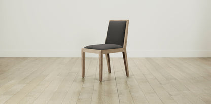 The Madison  - Pebbled Leather Ash Dining Chair