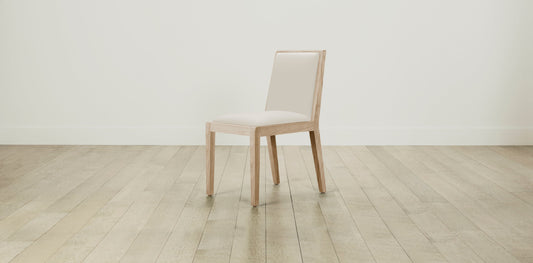 The Madison  - Pebbled Leather Swan Dining Chair