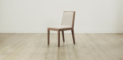 The Madison  - Pebbled Leather Swan Dining Chair