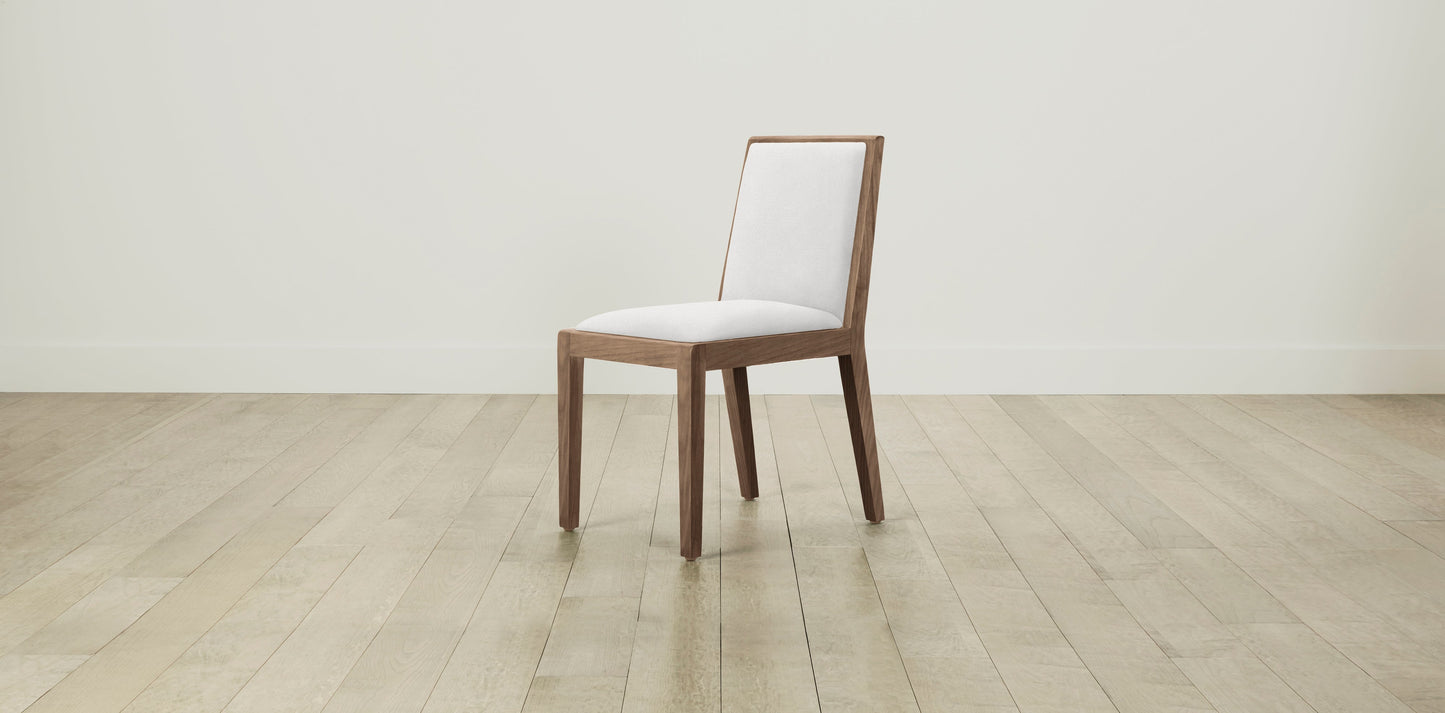 The Madison  - Performance Bouclé Polar Dining Chair