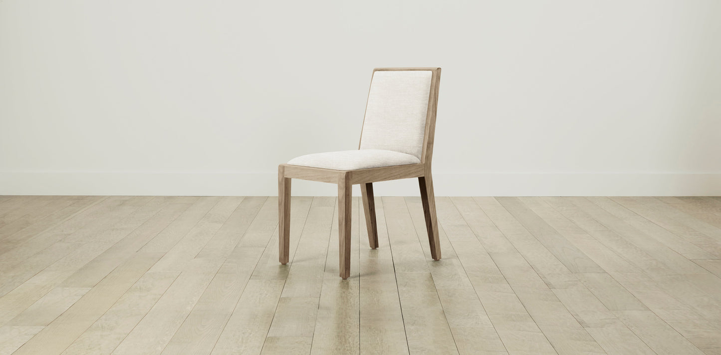 The Madison  - Performance Chenille Alabaster Dining Chair