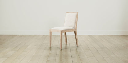 The Madison  - Performance Chenille Alabaster Dining Chair