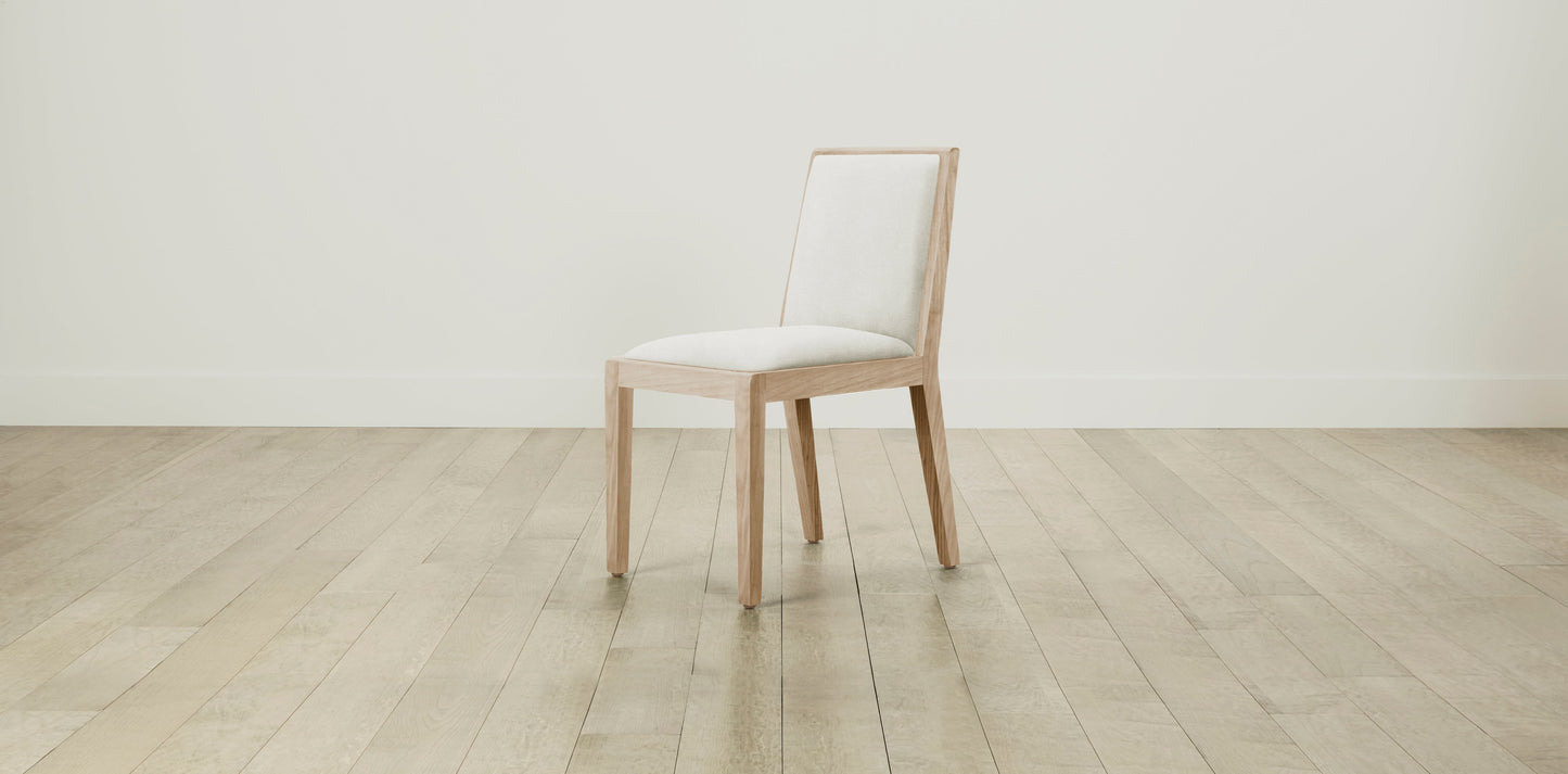 The Madison  - Performance Chevron Powder Dining Chair