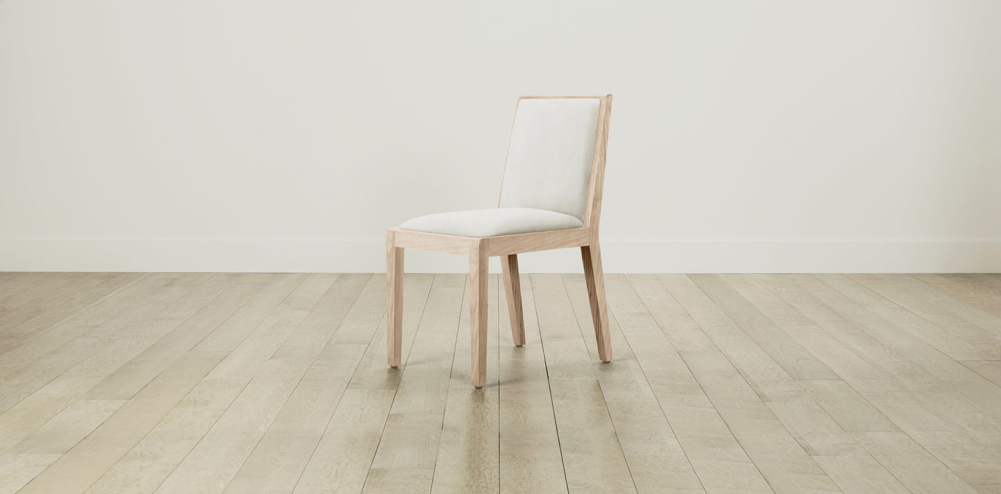 The Madison  - Performance Chevron Powder Dining Chair