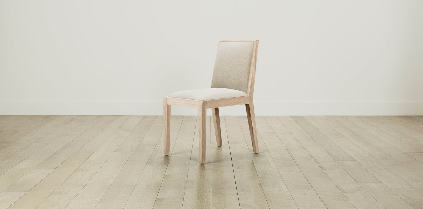 The Madison  - Performance Linen Creme Dining Chair