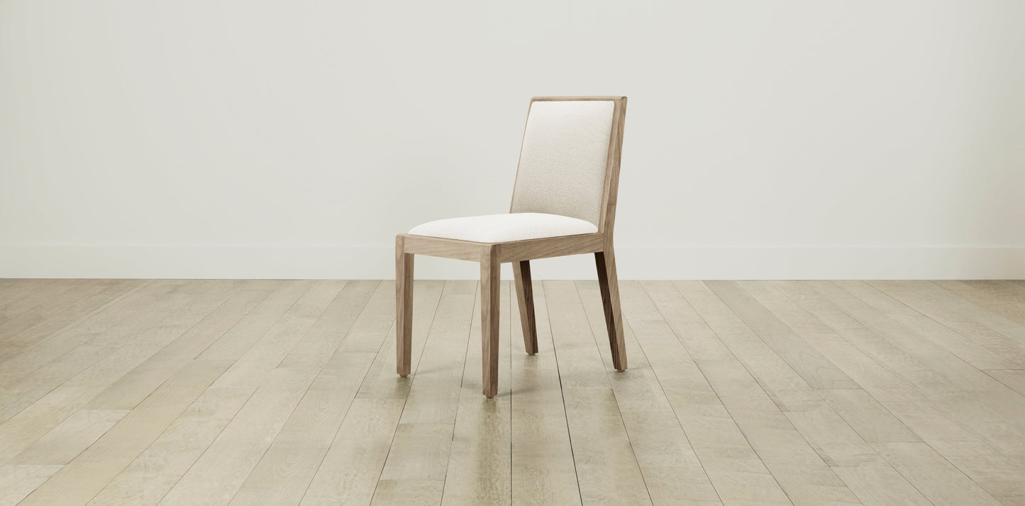 The Madison  - Performance Linen Oyster Dining Chair