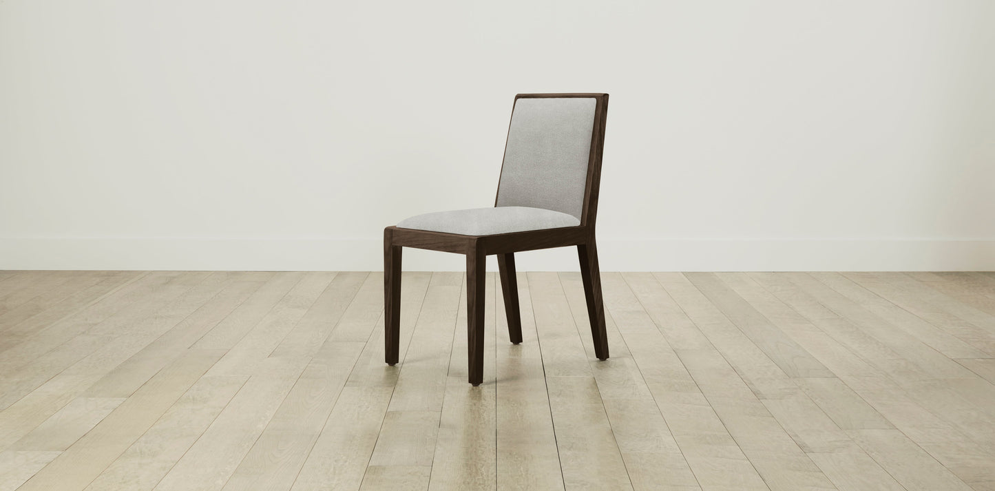 The Madison  - Performance Melange Weave Flint Dining Chair