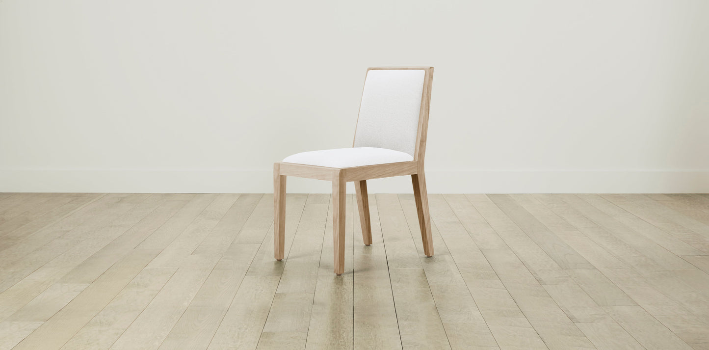 The Madison  - Performance Textured Linen Bone Dining Chair