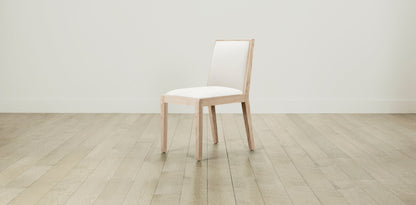 The Madison  - Performance Textured Linen Pearl Dining Chair