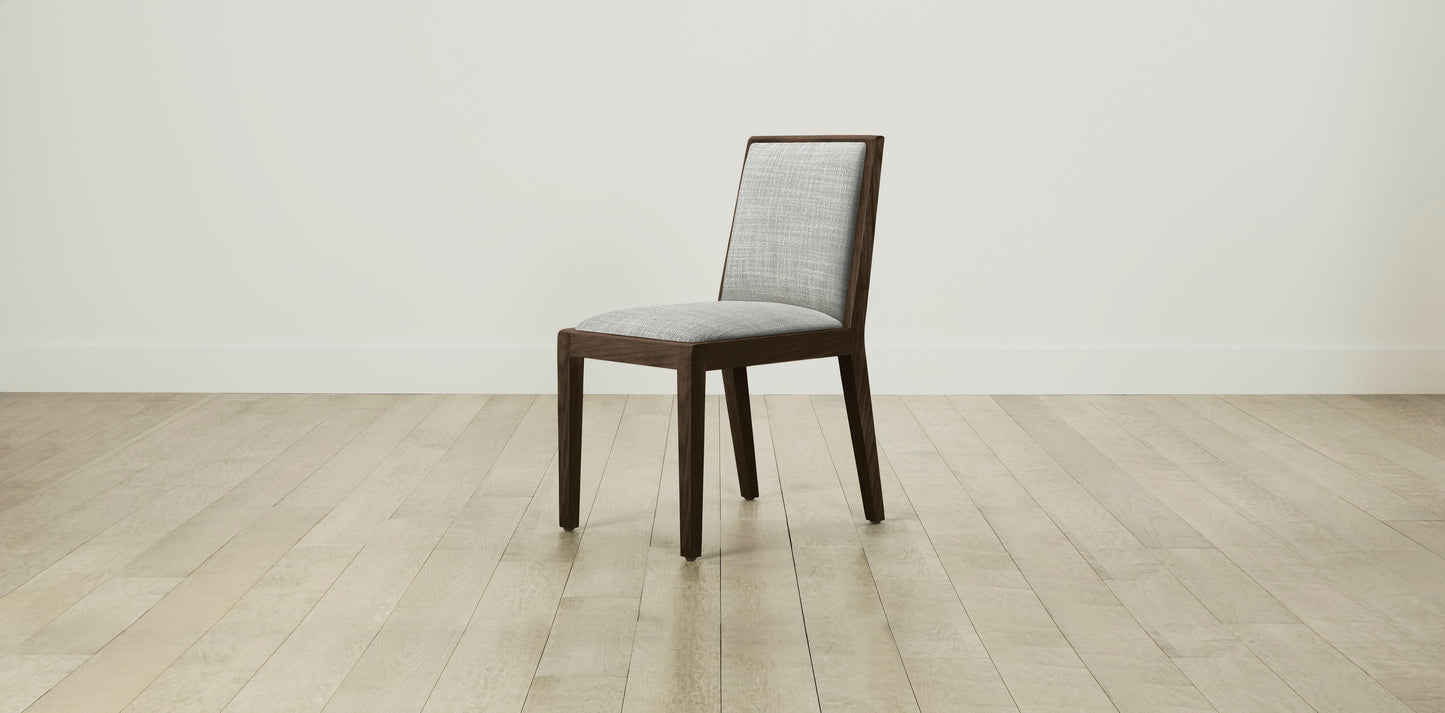 The Madison  - Performance Textured Tweed Dove Dining Chair