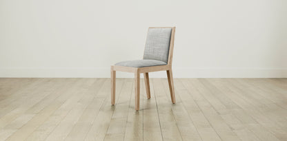 The Madison  - Performance Textured Tweed Dove Dining Chair