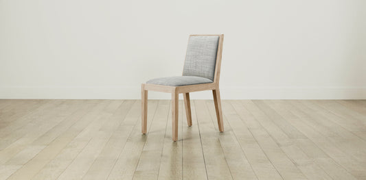 The Madison  - Performance Textured Tweed Dove Dining Chair