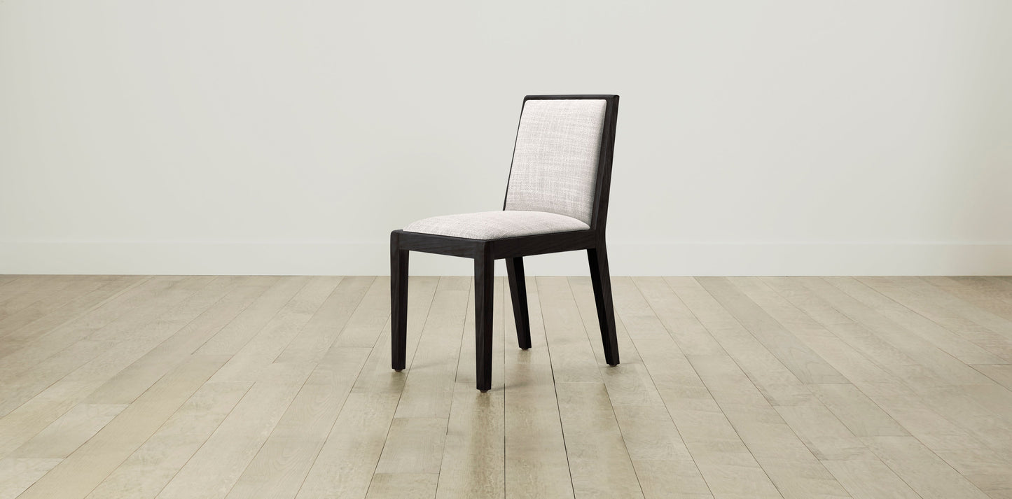 The Madison  - Performance Textured Tweed Snow Dining Chair