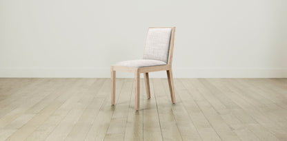 The Madison  - Performance Textured Tweed Snow Dining Chair