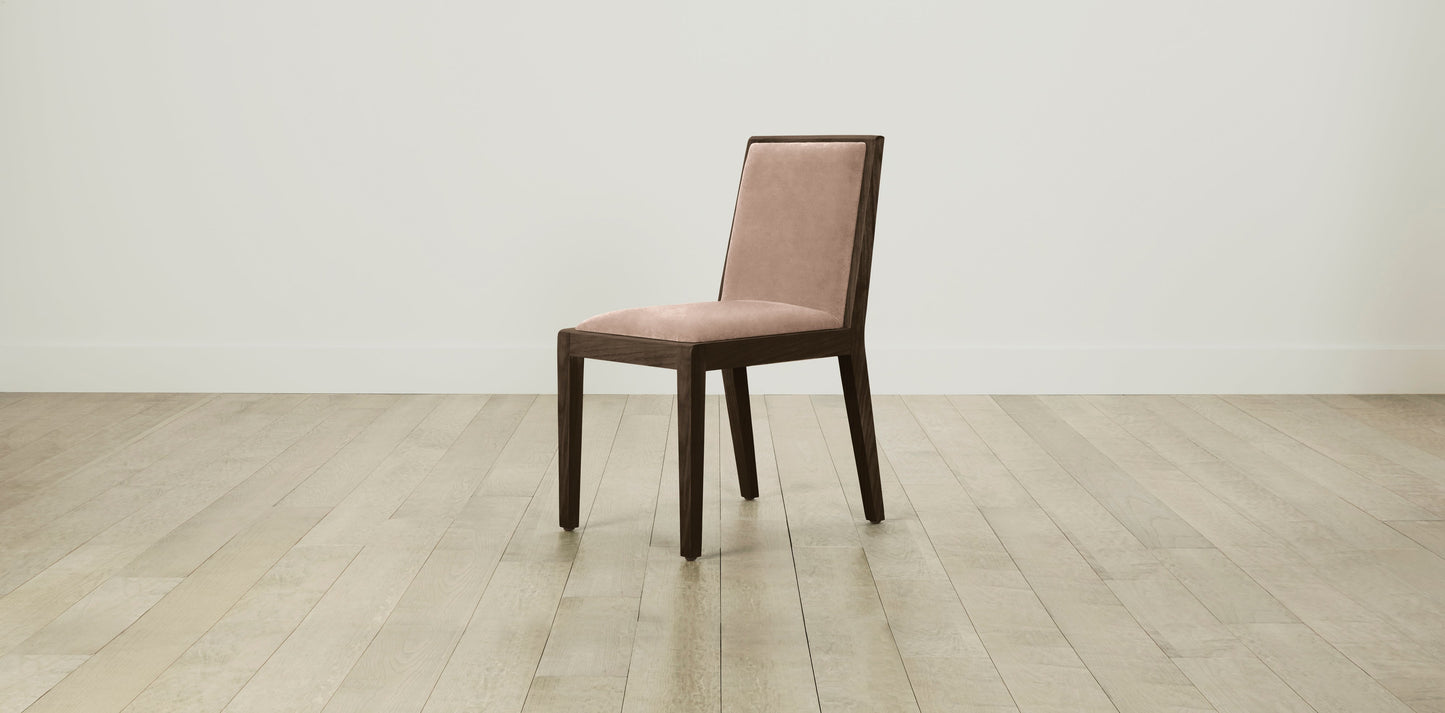 The Madison  - Performance Velvet Dusty Rose Dining Chair