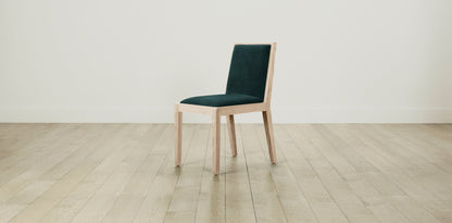 The Madison  - Performance Velvet Emerald Dining Chair