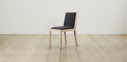 The Madison  - Performance Velvet Flannel Dining Chair