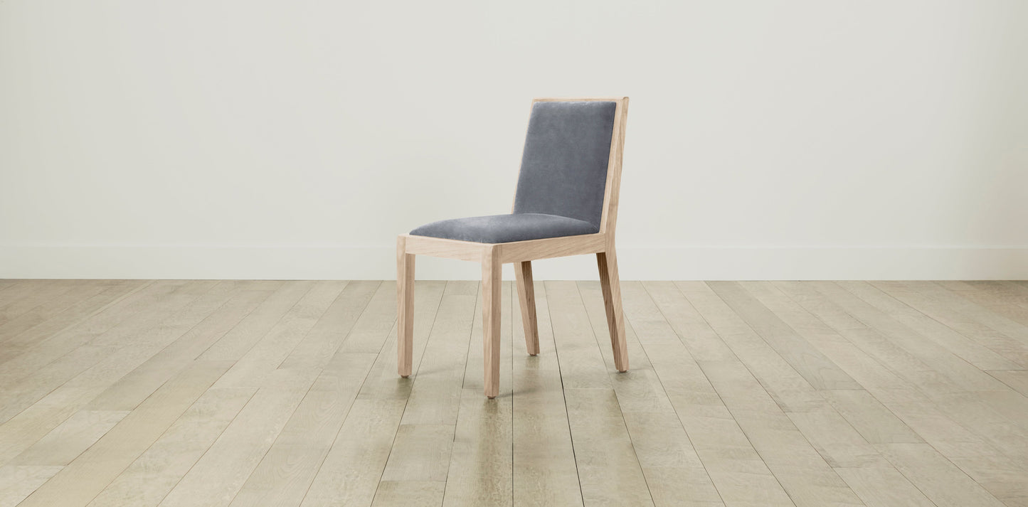 The Madison  - Performance Velvet Lunar Dining Chair