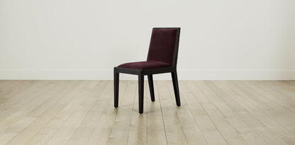 The Madison  - Performance Velvet Merlot Dining Chair