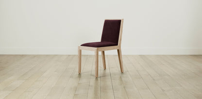 The Madison  - Performance Velvet Merlot Dining Chair