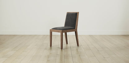 The Madison  - Performance Velvet Slate Dining Chair