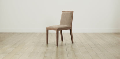 The Madison  - Performance Velvet Taupe Dining Chair