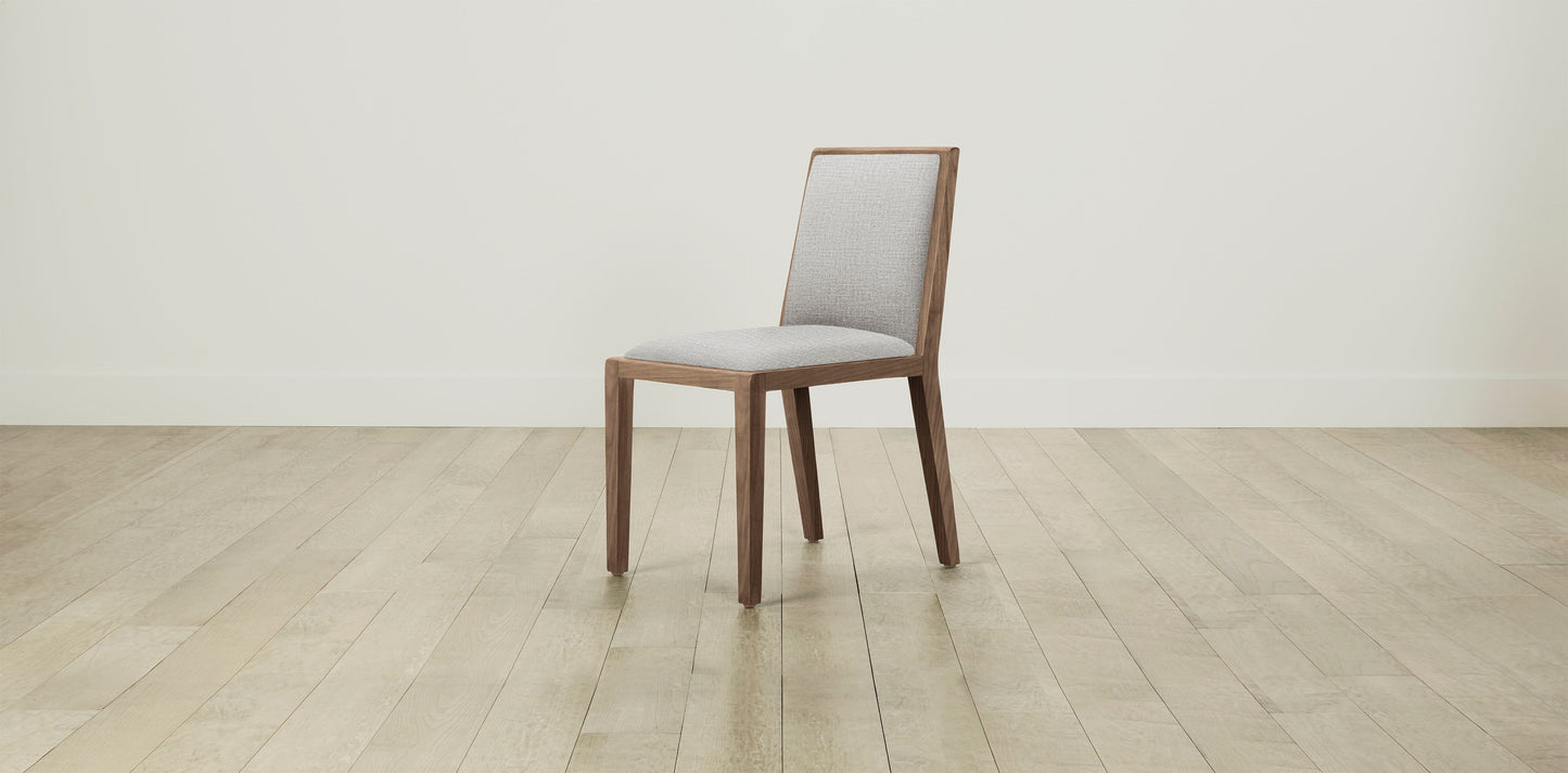 The Madison  - Performance Woven Chenille Steel Dining Chair